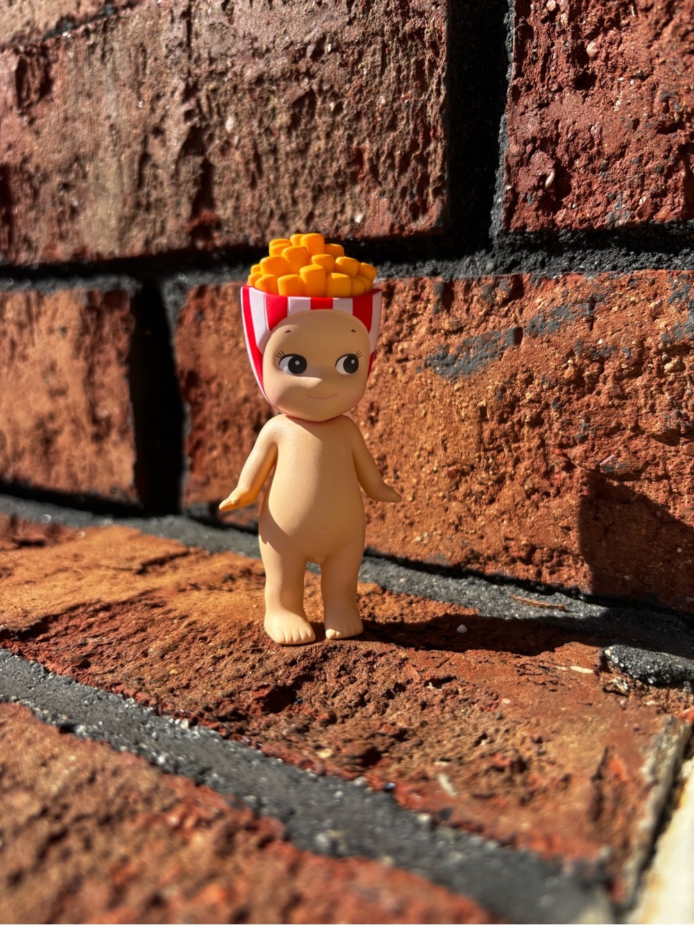 Novelty Fries-Top Figurine Doll - Yellow & Red